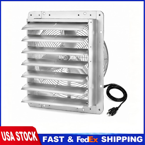 Shutter exhaust fan wall - in,